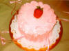 strawberry bridesmaid charm cake