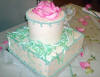 Such a pretty bridesmaid charm cake!