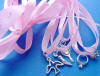 fortune bouquet charms on pink ribbons