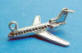 sterling silver airplane charm for bridesmaid charm cake
