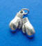 sterling silver boxing gloves single ladies wedding cake charm