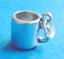 sterling silver coffee wedding cake charms