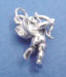 sterling silver cupid wedding cake ribbon pull charms