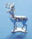 sterling silver deer and reindeer charms for cake charms
