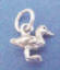 sterling silver duck baby shower cake charm