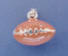sterling silver football charm