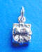 sterling silver gift wrapped package charms