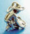 sterling silver gold prospector charm