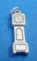 sterling silver grandfather clock for your bridesmaid charm cake ribbon pull