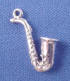 sterling silver new orleans jazz music wedding cake charms