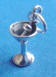 sterling silver martini charm for single bridesmaid charm cake