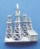 sterling silver new orleans wedding cake ribbon pull charm oil derricks for your bridesmaid charm cake