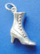sterling silver old shoe charms for good luck on your wedding day
