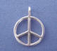 sterling silver peace sign charms for your bridesmaid charm cake ribbon pull