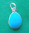 sterling silver robin's egg charm for your christmas charm cake