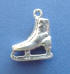 sterling silver ice skating wedding cake charms