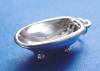 sterling silver bath tub charm for bridesmaid charm cake ribbon pull