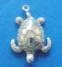 sterling silver turtle baby shower cake charms