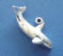 sterling silver whale wedding cake charm
