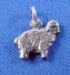 handmade sterling silver 3-d lamb charm