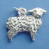 sterling silver lamp charm