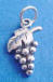 sterling silver grapes charm