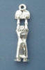sterling silver moses with ten commandments charm