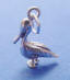 sterling silver pelican charm
