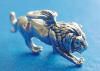 sterling silver lion charm