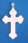 sterling silver botonne cross necklace