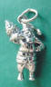 sterling silver santa holding a tree charm