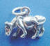 sterling silver cow charm