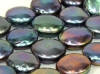 gorgeous black peacock coin pearls - so many colors
