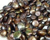 deep rich browns in these coin pearls (dyed)