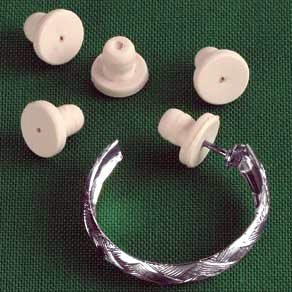 Rubber Earring Backs - 12 pieces (6 pair)