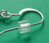 clear frenchwire earring safety keepers