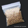 Use these anti-tarnish bags to keep jewelry, beads and more!  Show here with small beads inside.