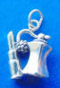 sterling silver perfume atomizer and lipstick charm