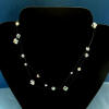 double-strand illusion necklace of only clear ab crystals