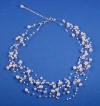 10-strand bridal freshwater pearl with crystal accents illusion wedding necklace
