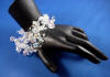 handcrafted bridal 15 strand crystal illusion bracelet wedding jewelry