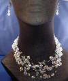 bridal crystal wedding jewelry set
