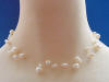 triple-strand pearl illusion necklace - perfect for the bride and the bridesmaid's wedding jewelry