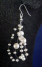 freshwater pearls floating on illusion sterling silver earrings