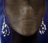 sterling silver genuine freshwater pearl illusion wedding earrings