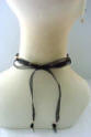 Tie a pretty bow on the back of the neck with our organza necklaces