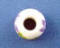 ceramic large-hole iris bead