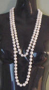 with a rope pearl necklace, you can wear it in a variety of ways