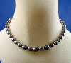 black peacock freshwater pearl necklace
