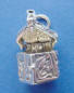 sterling silver heart prayer box charm
